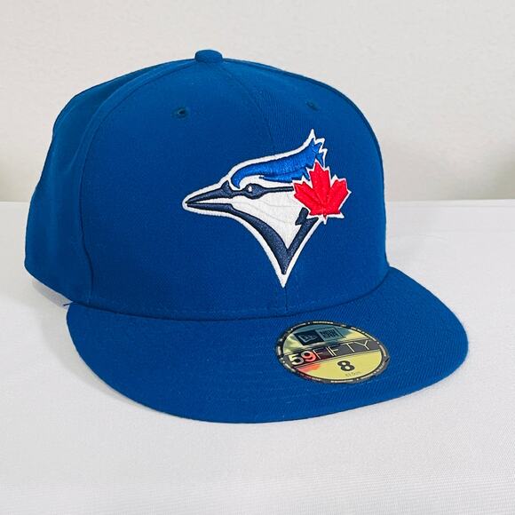Toronto Blue Jays Hat New Era 59Fifty On Field Fitted Game Cap MLB Men's 8 NWT - Picture 1 of 9